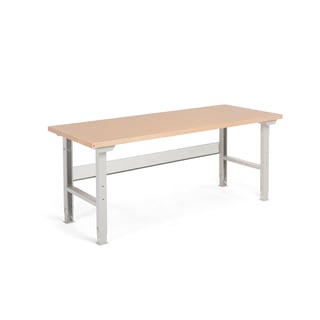"Robust" radni stol: D2000 x 800mm: čvrsta radna površina