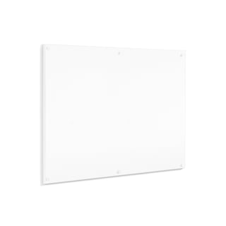 Frameless whiteboard, 1779x1176 mm, white edging