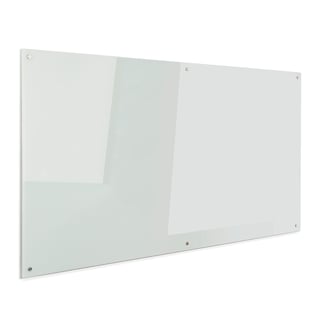 Magnetic glass board WRITE-ON®, 2400x1200 mm, white