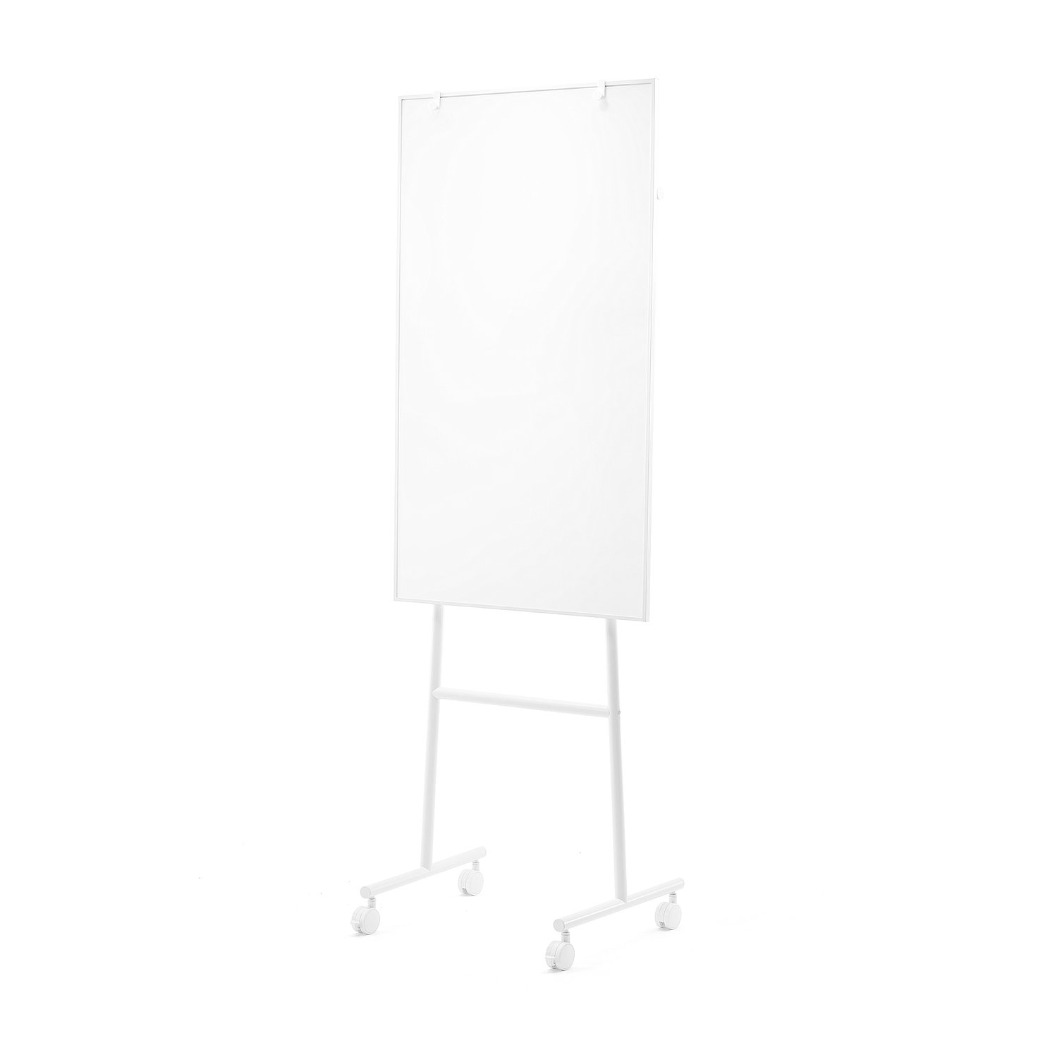Mobile flip chart easel AMY, white AJ Products