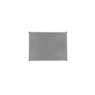 Pinnwand MARIA , 600 x 450 mm, Aluminium/Textilbezug grau