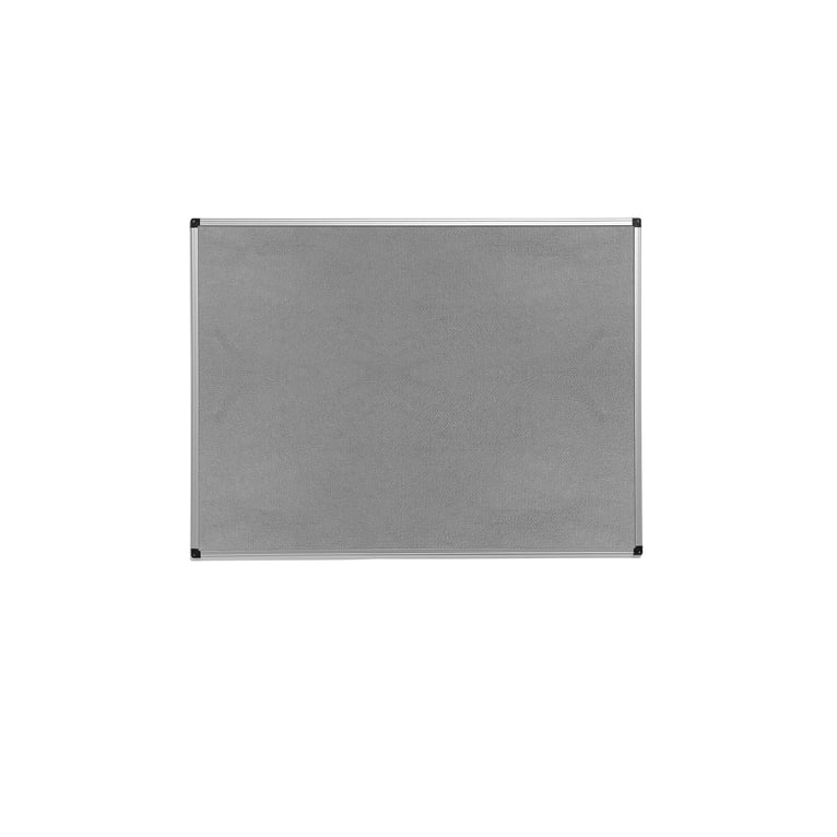 Notice board MARIA, 900x600 mm, grey, alu frame | AJ Products