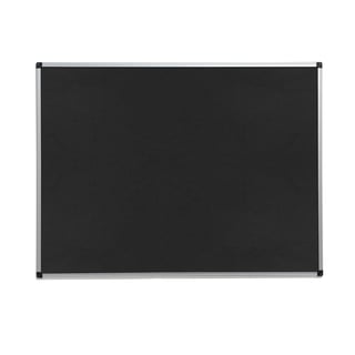 Notice board MARIA, 1200x900 mm, black, alu frame