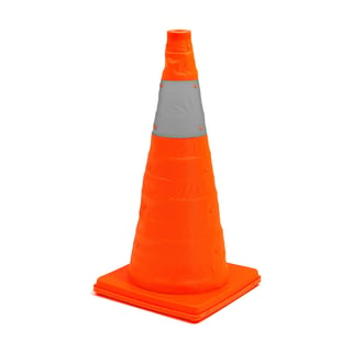 Collapsible traffic cones, H 620 mm