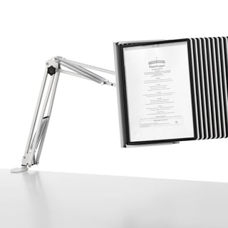 Flexi-arm stand, A4 portrait, max. 20 panels