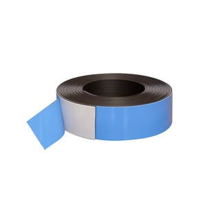 Self-adhesive magnetic strip, 50 mm x 10 m