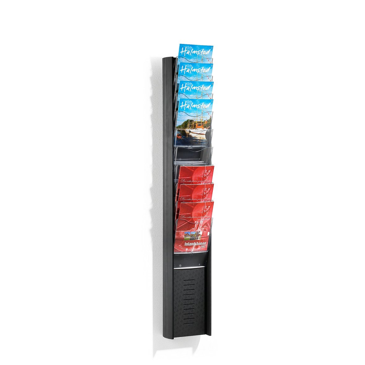 Wall-mounted Leaflet Holders and Brochure Racks | AJ Products