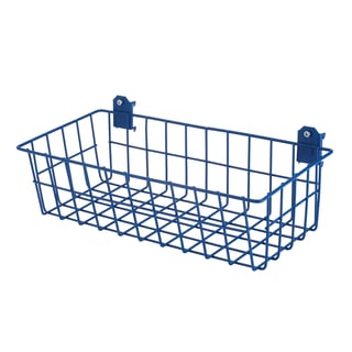 Wire basket for hook panels, 100x385x180 mm