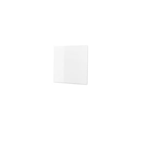 Szklana tablica suchościeralna STELLA, 300x300 mm, biały
