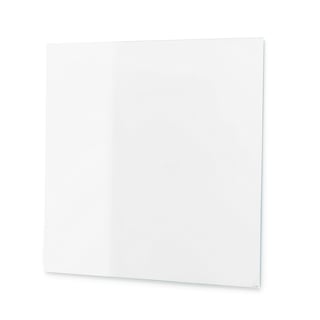 Glass writing board STELLA, 500x500 mm, white