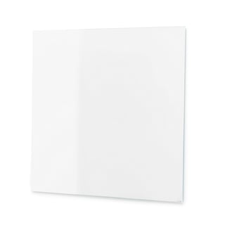 Glass writing board STELLA, 1000x1000 mm, white