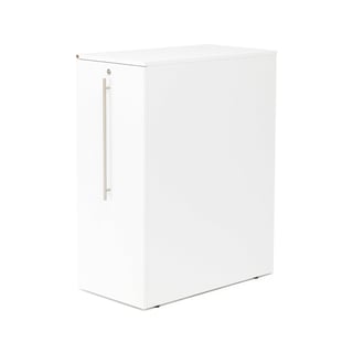 Pull-out side cabinet, 1000x400x800 mm, white