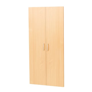 Cabinet doors FLEXUS, 4 shelf height, H 1610 mm, beech