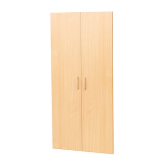Cabinet doors FLEXUS, 4 shelf height, H 1610 mm, beech