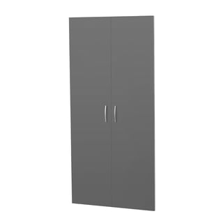 Dørpar til bokhylle FLEXUS, H1610 mm, grå