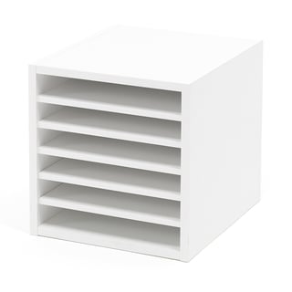 Document compartments, 6 shelves, 375x360x410 mm