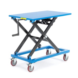Manual lift table LASER, 300 kg load, 950x600x440-1000 mm