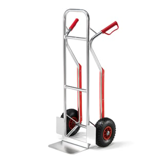 Wózek magazynowy MEYER, udźwig 150 kg, 495x1170 mm, aluminium