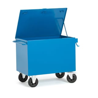 On-site secure tool trolley APPEAR, 600 kg load, 1120x660x900 mm