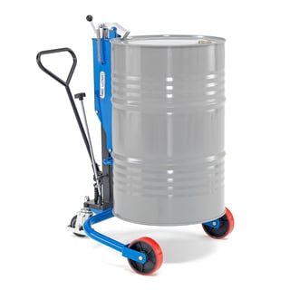 Hydraulic drum trolley, 250 kg load