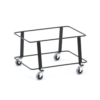 Trolley for shopping baskets, 445x305x285 mm