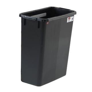 Waste bin for shelf trolleys, 270x560x680 mm