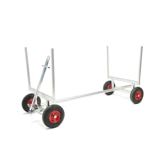 Prepravný vozík na dlhý materiál JOHN, nosnosť 2500 kg