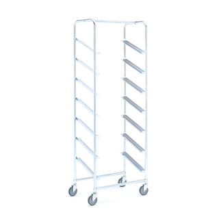 Tray trolley TRAM, for 7 trays (not included), 1850x660x410 mm