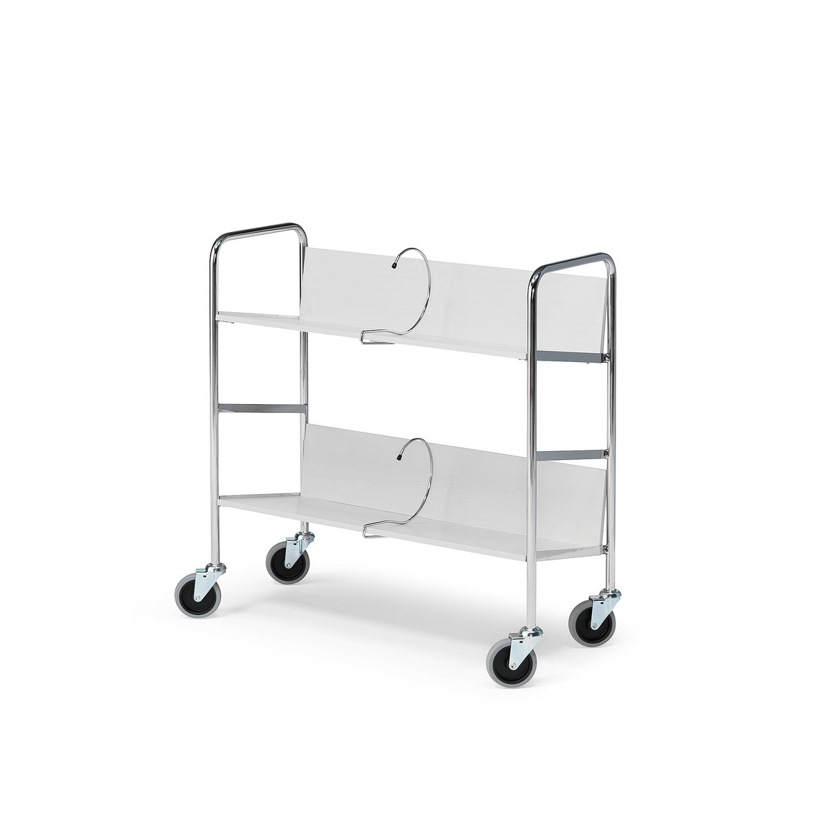 File trolley, 800x340x840 mm, grey AJ Products