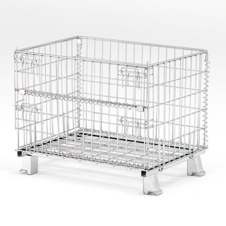 Wire mesh container EXTENT, 300 kg load, 640x600x800 mm