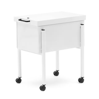 Filing trolley, with lockable lid, 380x570x600 mm