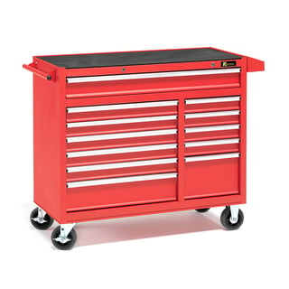 Tool trolley REPAIR, 12 drawers, 810x1045x460 mm