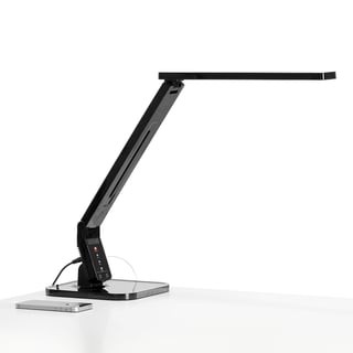 Kancelárska stolová lampa APOLLO, LED, čierna