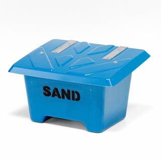 Pojemnik na sól/piach, 400x690x540 mm, 65 L, niebieski