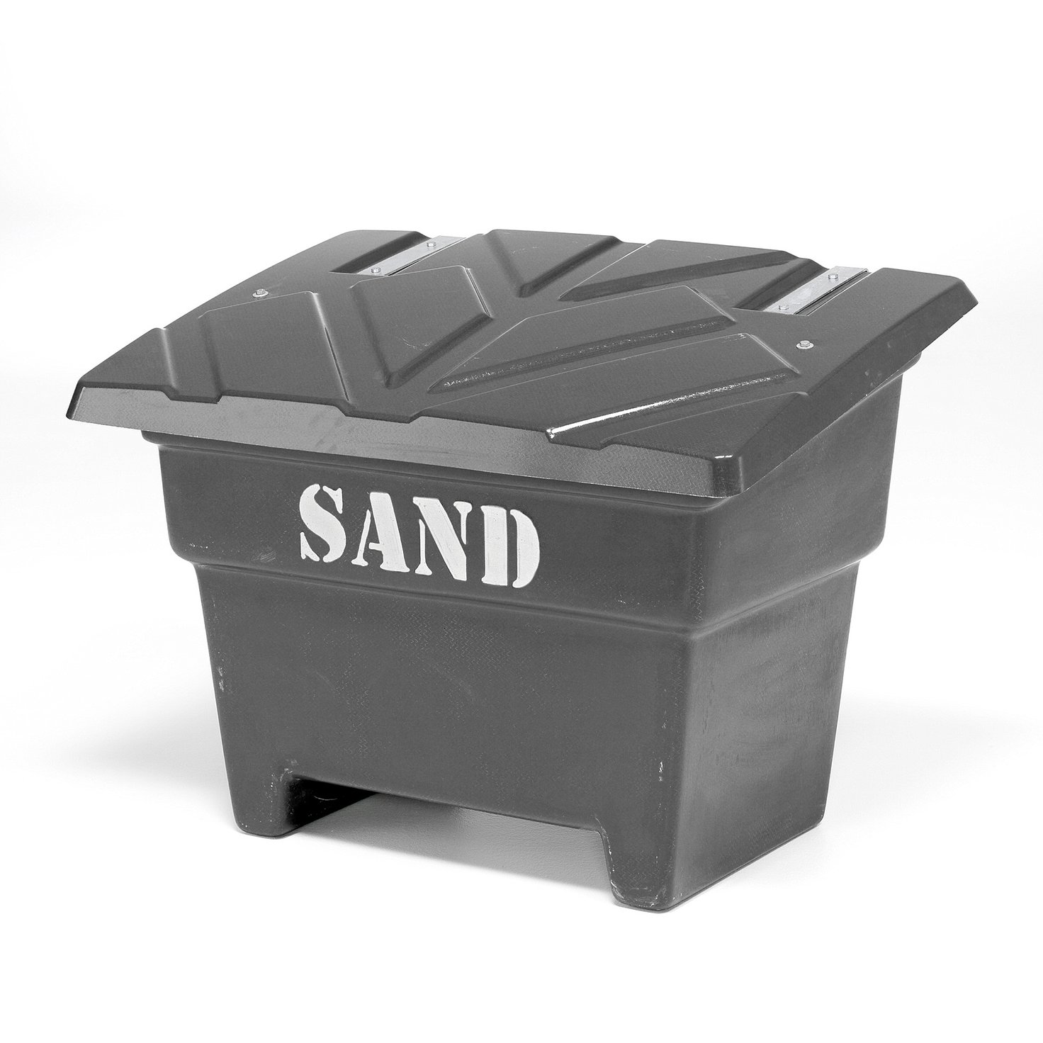 Grit bin, 850x1120x800 mm, 350 L, black AJ Products