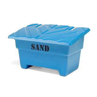 Sandkasse, 550 liter, blå
