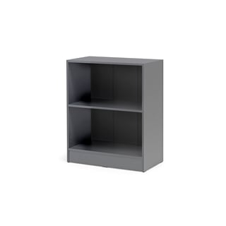 Bookcase FLEXUS, 925x760x415 mm, grey laminate