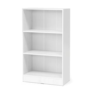 Bookcase FLEXUS, 1325x760x415 mm, white laminate