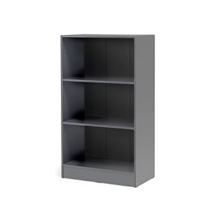 Bookcase FLEXUS, 1325x760x415 mm, grey laminate