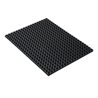 Rubber door mat EFFECT, 1000x750 mm, black
