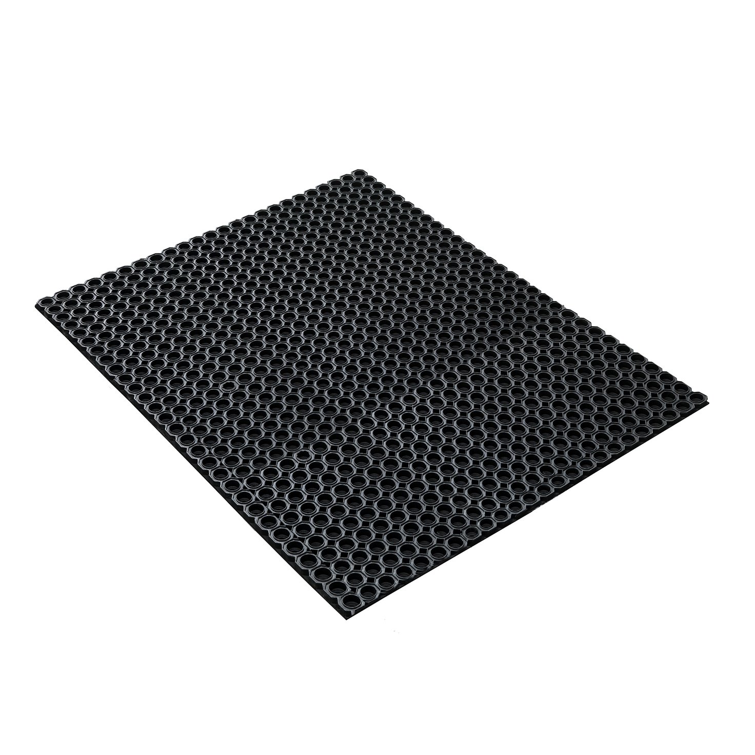 Rubber door mat EFFECT, 1500x1000 mm, black AJ Products