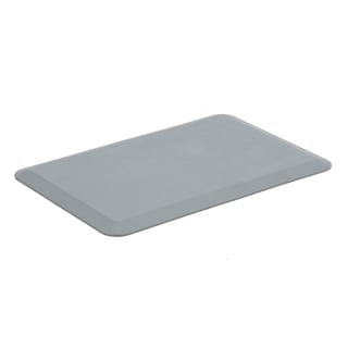 Standing desk mat STEP, 500x750 mm, grey