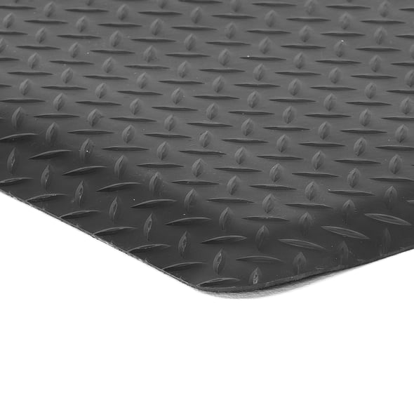 Heavyduty antifatigue mat SUPER, per metre, W 600 mm, black AJ Products
