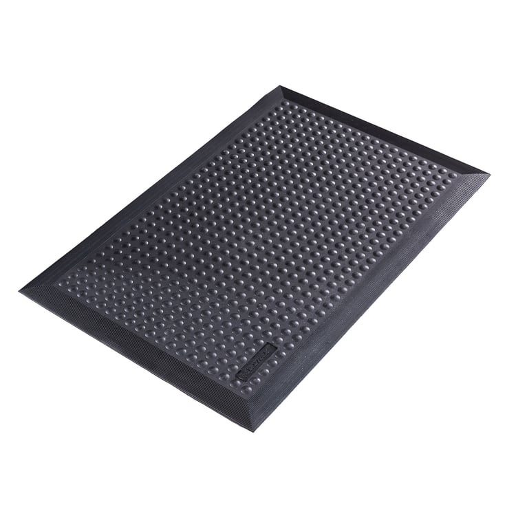 Antifatigue mat SOLO, 600x900 mm, black AJ Products