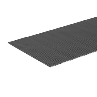 Non slip mat EKONOMI, per metre, W 910 mm, dark grey