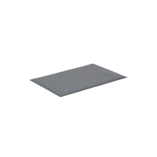 Antivermoeidheidsmat voor staan met noppenoppervlak SUPPORT, 950 x 650 mm, grijs