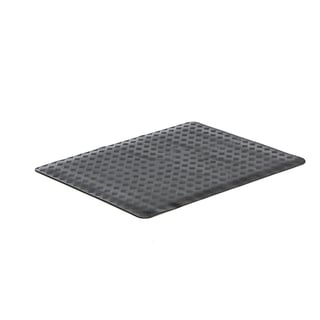 Eļļas izturīgs gumijas paklājs STRONG, 1000x1400mm, melna
