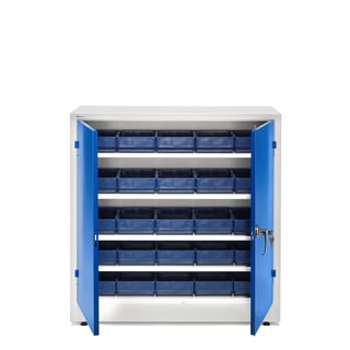 Complete stores cabinet DETAIL + STYLE, 25 bins, 1000x1000x400 mm