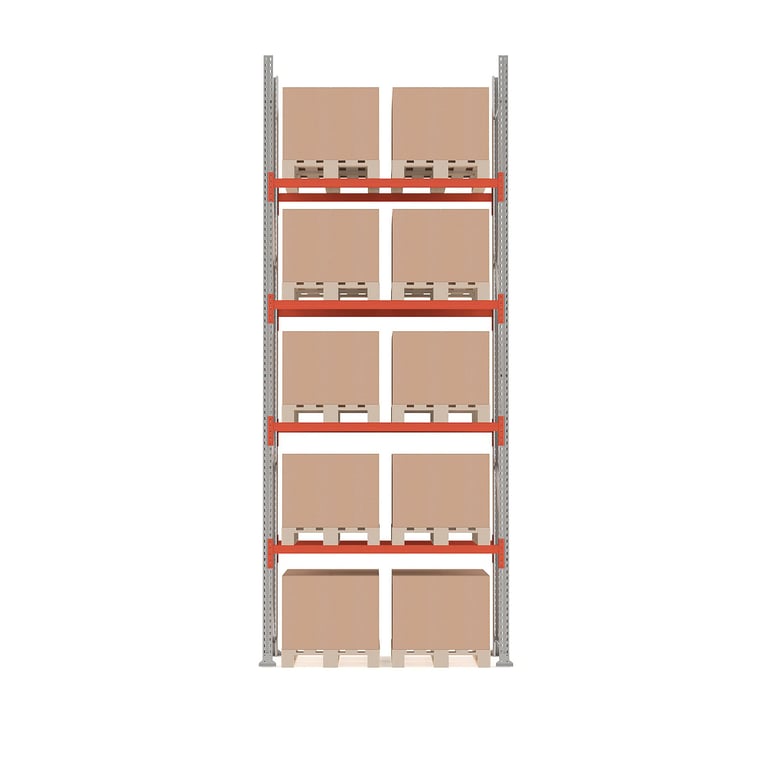 Pallet racking ULTIMATE, basic unit, 5000x1850x1100 mm, 10 x 1000kg ...