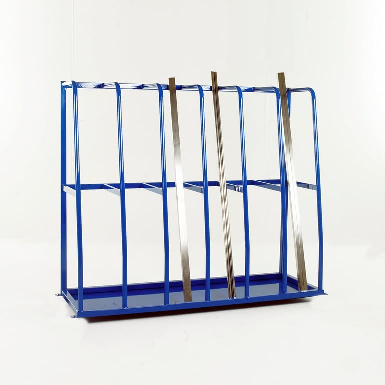 Vertical storage rack, 6 sections, 1500x1800x600 mm | AJ Products
